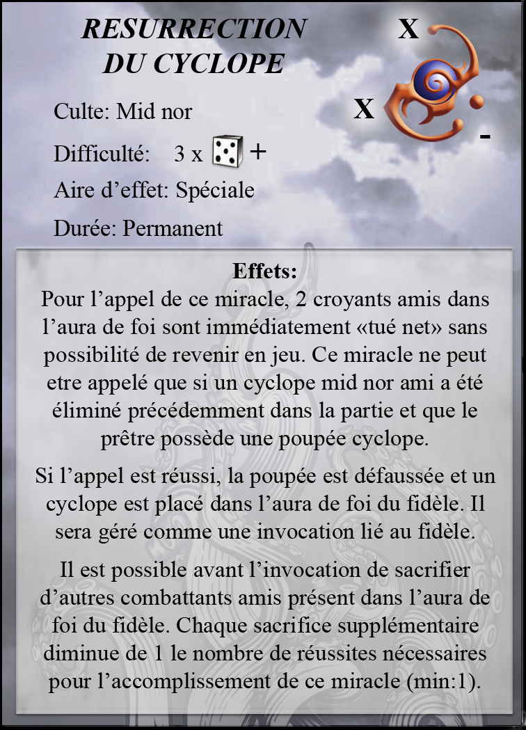 mirmid resurection du cyclope